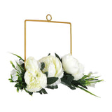 Artificial Metal Wreaths Wedding Wreaths Fake Flowers Decoration for Wedding Ceremony Anniversary Party In Australia - Darrahopens