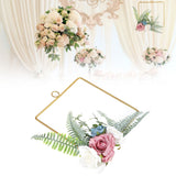 Artificial Flower Wreath Bridesmaid HandHeld Garland Wall Interior Ceiling Decoration(SPH-5637 )