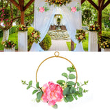 Artificial Flower Wreath Bridesmaid HandHeld Garland Wall Interior Ceiling Decoration(SPH5638 )