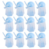 12PCS Windmill Shaped Candy Box Plastic Candy Case Container for Wedding Favor Baby Shower Decor