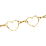 Waist Chain Belt Metal Shiny Rhinestones Golden Love No Allergies All Match Gold Chain Belt for Shorts Suits Shirts Dresses