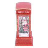 Christmas Decorations Telephone Booth Decoration Night Light Home Decoration Luminous Decoration GiftOld Man In Australia - Darrahopens