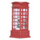 Christmas Decorations Telephone Booth Decoration Night Light Home Decoration Luminous Decoration GiftOld Man