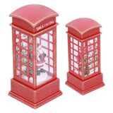 Christmas Decorations Telephone Booth Decoration Night Light Home Decoration Luminous Decoration GiftOld Man In Australia - Darrahopens