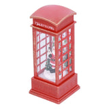 Christmas Decorations Telephone Booth Decoration Night Light Home Decoration Luminous Decoration GiftOld Man