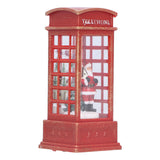 Christmas Decorations Telephone Booth Decoration Night Light Home Decoration Luminous Decoration GiftOld Man