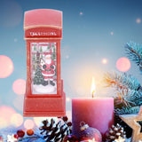 Christmas Decorations Telephone Booth Decoration Night Light Home Decoration Luminous Decoration GiftOld Man