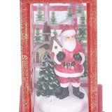 Christmas Decorations Telephone Booth Decoration Night Light Home Decoration Luminous Decoration GiftOld Man