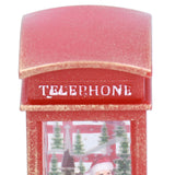 Christmas Decorations Telephone Booth Decoration Night Light Home Decoration Luminous Decoration GiftOld Man