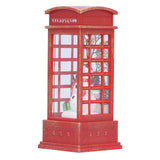 Christmas Decorations Telephone Booth Decoration Night Light Home Decoration Luminous Decoration GiftSnowman