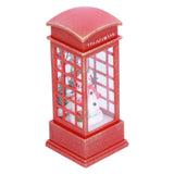 Christmas Decorations Telephone Booth Decoration Night Light Home Decoration Luminous Decoration GiftSnowman