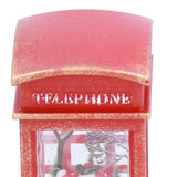 Christmas Decorations Telephone Booth Decoration Night Light Home Decoration Luminous Decoration GiftSnowman