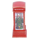 Christmas Decorations Telephone Booth Decoration Night Light Home Decoration Luminous Decoration GiftTree In Australia - Darrahopens