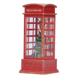 Christmas Decorations Telephone Booth Decoration Night Light Home Decoration Luminous Decoration GiftTree In Australia - Darrahopens