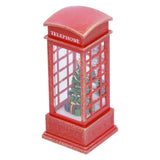 Christmas Decorations Telephone Booth Decoration Night Light Home Decoration Luminous Decoration GiftTree In Australia - Darrahopens