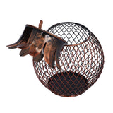 Wine Cork Container Iron Pineapple Shaped Wine Bottle Cork Storage Box Ornament for Home Bar Decoration