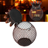 Wine Cork Container Iron Pineapple Shaped Wine Bottle Cork Storage Box Ornament for Home Bar Decoration