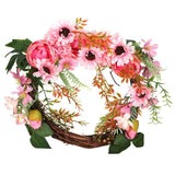 Artificial Flower Wreath Simulation Peony Door Hanging Garland Festivals Party DecorationPink In Australia - Darrahopens