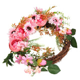 Artificial Flower Wreath Simulation Peony Door Hanging Garland Festivals Party DecorationPink In Australia - Darrahopens