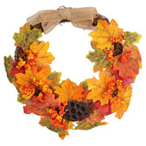Artificial Fall Wreath Door Hanging Maple Leaf Wreath Garland Home Festival Decoration In Australia - Darrahopens
