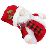 Christmas Decoration Ornaments with Hood Innovative Doll Toy for Home Festival DecorSanta Claus