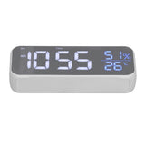 Digital Alarm Clock LED Digital Music Alarm Clock USB Charging Electronic Clock Temperature Display for Home