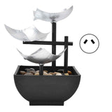 Indoor 3 Tier Relaxing Tabletop Fountain Flowing Water Ornament for Home Office Craft DecorationAU Plug AC220-240V In Australia - Darrahopens