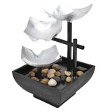 Indoor 3 Tier Relaxing Tabletop Fountain Flowing Water Ornament for Home Office Craft DecorationAU Plug AC220-240V In Australia - Darrahopens