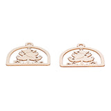 2Set Boxwood Hollow Tree Hanging Ornaments Small Decorative Handcraft for Festival Decoration