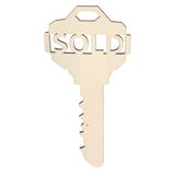 Chinese Style Wooden Key Shaped Pendant DIY Photo Props Window Decorations for Home Outdoor