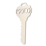 Chinese Style Wooden Key Shaped Pendant DIY Photo Props Window Decorations for Home Outdoor