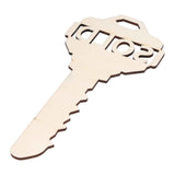 Chinese Style Wooden Key Shaped Pendant DIY Photo Props Window Decorations for Home Outdoor In Australia - Darrahopens