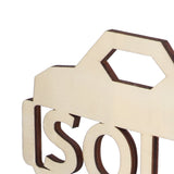 Chinese Style Wooden Key Shaped Pendant DIY Photo Props Window Decorations for Home Outdoor