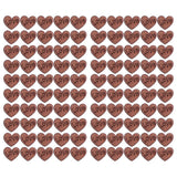 100Pcs/Bag Wooden Heart Decoration Innovative Hand Made DIY Handcraft for Home Weddings In Australia - Darrahopens