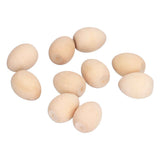 10Pcs Wooden Easter Egg Dyeable DIY Hand Painted Lightweight Craft Eggs for Party Festival In Australia - Darrahopens