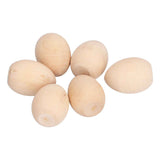 10Pcs Wooden Easter Egg Dyeable DIY Hand Painted Lightweight Craft Eggs for Party Festival In Australia - Darrahopens