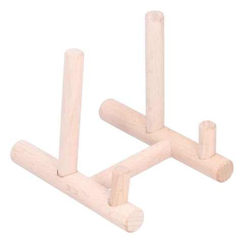 Wooden Desktop Ornament Household Modern Plate Holder Stand Home Decoration for Party In Australia - Darrahopens