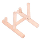 Wooden Desktop Ornament Household Modern Plate Holder Stand Home Decoration for Party In Australia - Darrahopens