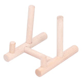 Wooden Desktop Ornament Household Modern Plate Holder Stand Home Decoration for Party In Australia - Darrahopens
