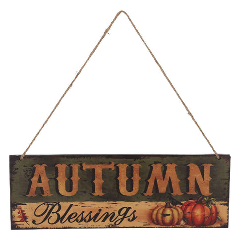 Wooden Door Hanging Plague with Pumpkin Sunflower Pattern for Indoor Outdoor Home DecorationJM00936 In Australia - Darrahopens