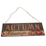 Wooden Door Hanging Plague with Pumpkin Sunflower Pattern for Indoor Outdoor Home DecorationJM00936 In Australia - Darrahopens