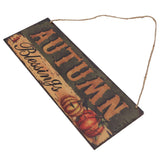 Wooden Door Hanging Plague with Pumpkin Sunflower Pattern for Indoor Outdoor Home DecorationJM00936 In Australia - Darrahopens