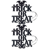 2Set Non Woven Fabric Halloween Hanging Sign Trick Or Treat Hanger for Front Door Party In Australia - Darrahopens