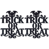 2Set Non Woven Fabric Halloween Hanging Sign Trick Or Treat Hanger for Front Door Party In Australia - Darrahopens