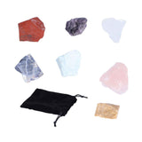 7Pcs Crystal Gemstones Healing Crystal Chakra Balance Stone Set with Storage Bag for Home Office In Australia - Darrahopens