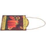 Pumpkin Turkey Pattern Wooden Hanging Board Sign with LED Light for Indoor Outdoor Thanksgiving In Australia - Darrahopens