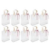 10Pcs Innovative Wedding Candy Box PVC Transparent Handbag for Birthday Party Christmas