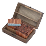 Wooden Rubber Stamp DIY Alphabet Number Symbols Stamp Set with Storage Box for Children In Australia - Darrahopens