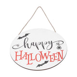 Spider Bat Design Wooden Welcome Sign Hanging Front Door Sign Board for Home FestivalWithout Bowknot In Australia - Darrahopens