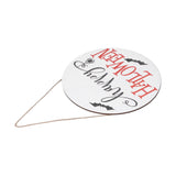 Spider Bat Design Wooden Welcome Sign Hanging Front Door Sign Board for Home FestivalWithout Bowknot